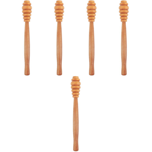 5Pièces Miel Bâtons Bois Érable Design Ergonomique Kitchen 2