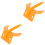 2Pièces Éplucheur Orange Pour - Électrique 2