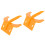 2Pièces Éplucheur Orange Pour - Électrique 3
