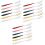 18Pièces Dessert Acier Dents Couleurs Variées 3