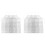 6Pièces Tablier Lavage Transparent PVC Usage 2