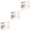18Pièces Dessert Acier Dents Couleurs Variées 5