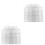 6Pièces Tablier Lavage Transparent PVC Usage 3