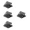 4Pièces Support Pliable Laptop Antidérapant Réglable Noir 7