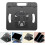 4Pièces Support Pliable Laptop Antidérapant Réglable Noir 9