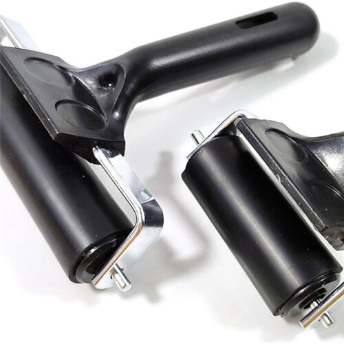 4 Pack Rubber Roller,Black Ink Roller Tool for Crafting Wallpapers Stamping Gluing Application 2