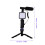 3Ensembles Trépied Selfie Lumière LED Microphone Pour 9