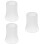 3Pièces Tubes Silicone Blancs Pour Accessoires Machine À Glace 6