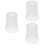 3Pièces Tubes Silicone Blancs Pour Accessoires Machine À Glace 5