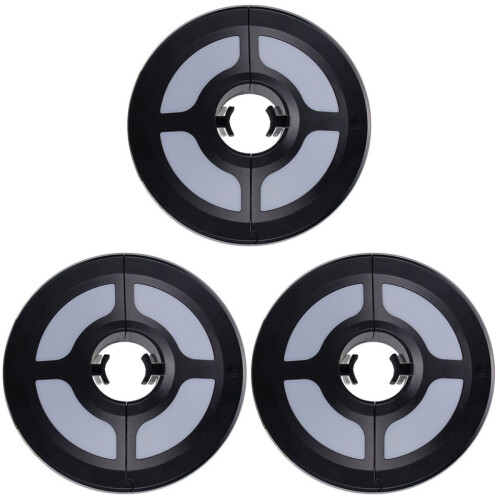 3Pièces Lampe De Camping LED Noire Pour Jardin 1
