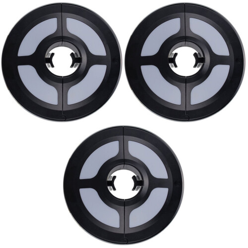 3Pièces Lampe De Camping LED Noire Pour Jardin 2