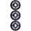 3Pièces Lampe De Camping LED Noire Pour Jardin 8