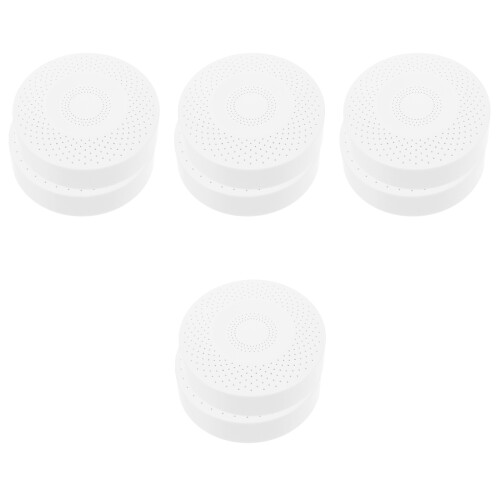 8Pièces Boîtes De Rangement Blanches Sécurisées En 1