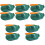 10Pièces À Pâte Vert Portable Pour Dumplings Raviolis Maison 2