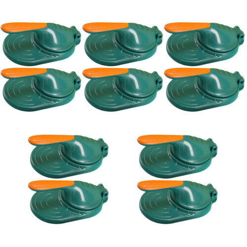 10Pièces À Pâte Vert Portable Pour Dumplings Raviolis Maison 1