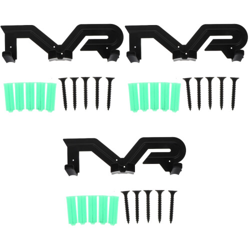 3Ensembles Étagère Murale Noire Stand Vr Compact Robuste 2