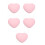 5Pièces Repose-Bras Nail Art Rose Confort Coton PU 2