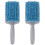 2Pièces Brosse Absorbante Bleue Manche Ergonomique Douceur 2
