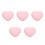 5Pièces Repose-Bras Nail Art Rose Confort Coton PU 5