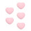 5Pièces Repose-Bras Nail Art Rose Confort Coton PU 6