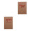 2Pièces Carnet À Dessin Papier Épais Couverture Rigide Portable 4