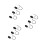 9Pièces Levier Manuel Double Bouton En Aluminium Pour Fauteuil Relax 3
