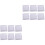 12Pièces Tablettes Blanches Pour Artisanat Bracelets 3