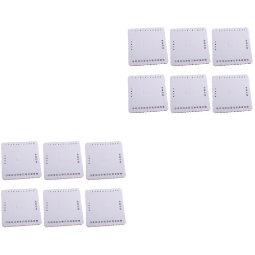 12Pièces Tablettes Blanches Pour Artisanat Bracelets 2