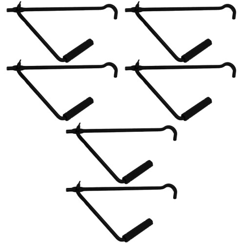 6Pièces Outil Pliable Pour Cric Noir Réparation Auto 1