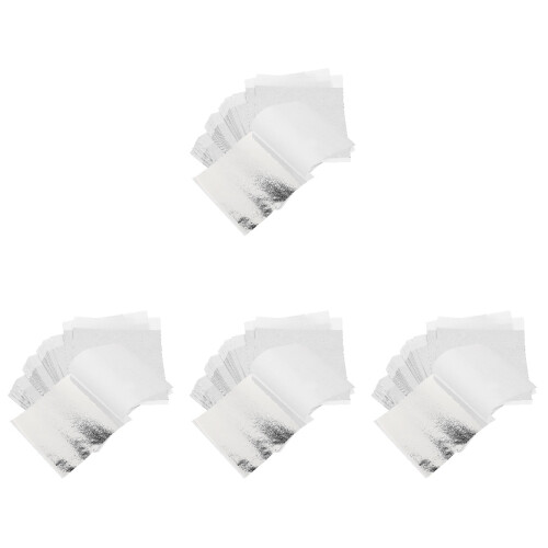 400Feuilles Argentées De Feuille Métallique Décor DIY Durable 1
