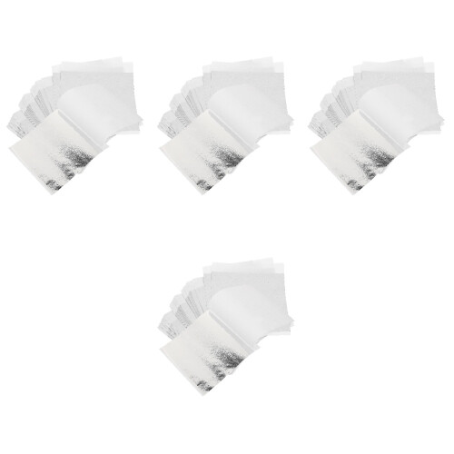 400Feuilles Argentées De Feuille Métallique Décor DIY Durable 2