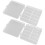 8Pièces Boîte D'organisation Plastique Multifonction 8 Compartiments 9