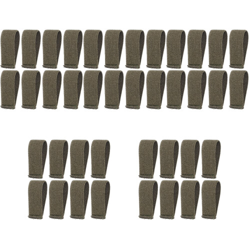 40Pièces Reteneurs Élastiques Verts Pour Boucles De Ceinture 1