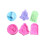 Violet Silicone DIY En Chocolade Rendier 4
