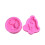 Violet Silicone DIY En Chocolade Rendier 5