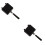 2Pièces Moldes À Gaufres Gâteaux Noir Design 5