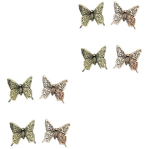 8Pièces Boutons De Métal Assortis Usage Intérieur Durable 1