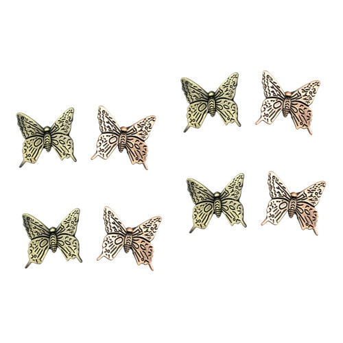 8Pièces Boutons De Métal Assortis Usage Intérieur Durable 2