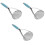 3Pièces - Manual Acier Inoxydable Bleu 2