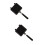 2Pièces Moldes À Gaufres Gâteaux Noir Design 6