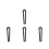 4Pièces Kit Angle Meuleuse Noir Acier Durable À Libération Rapide 4