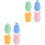 8Pièces Jouets De Bain Bébé Silicone Pour Enfants Multicolores 2