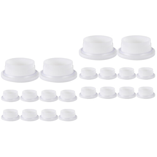 20Pièces Bouchons Blancs Pour Barril 200L Usage Chimique Durable 2