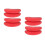 4Ensembles Rouges Cosplay En Caoutchouc Pour 1Er Avril 2