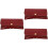 3Pièces Pochette Lunettes Cuir Rangement Compact 6