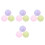 12Pièces Modèles De Glace Faux Pour Colorée Et Durable 5