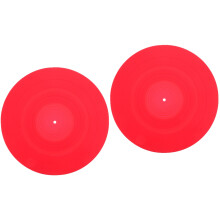 2Pièces Mat Protecteur Rouge En Silicone Pour Vinyle Domestique