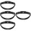4Pièces Fixateurs Visor Casque Extérieur Noir Résistant Pièce 6