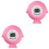 2Pièces Thermomètres Rose LED Pour Bain Bébé 2