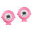 2Pièces Thermomètres Rose LED Pour Bain Bébé 3